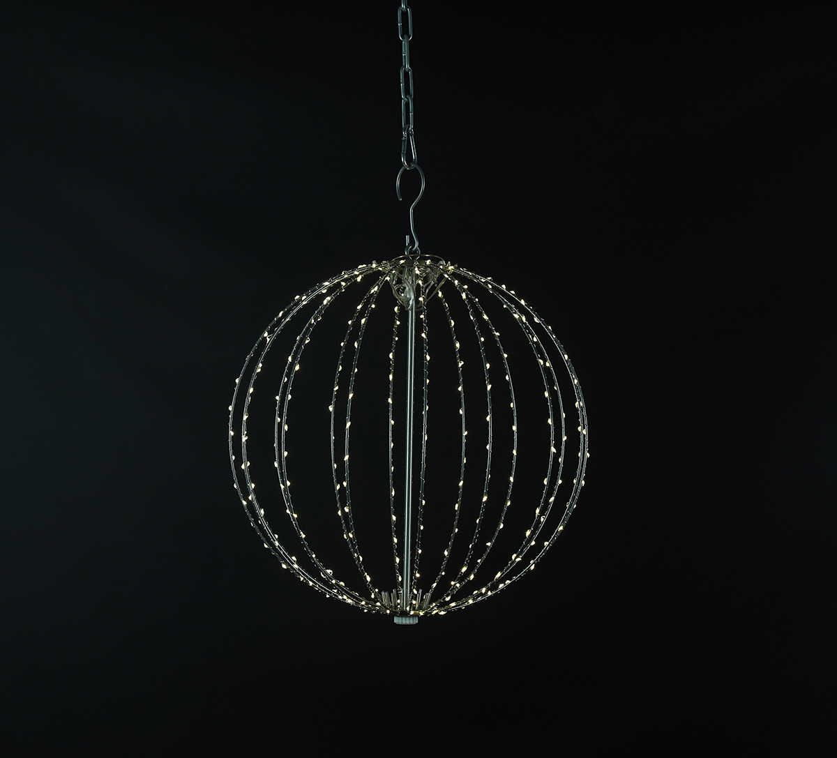 SFERA LUMINOSA PIEGHEVOLE 320LED D40 H43CM.  --NETTO---