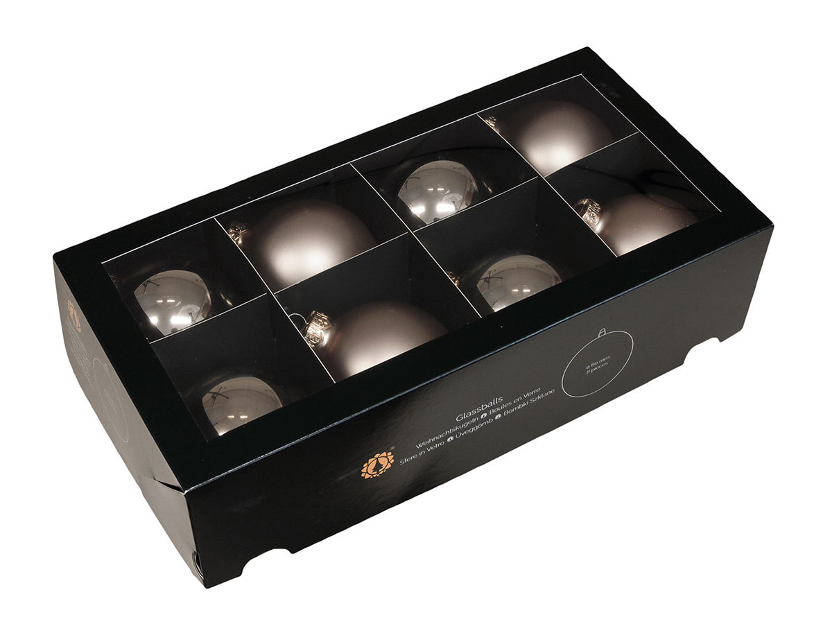 SFERE NATAL.D80MM. BOX8PZ. AUTUMN BLONDE