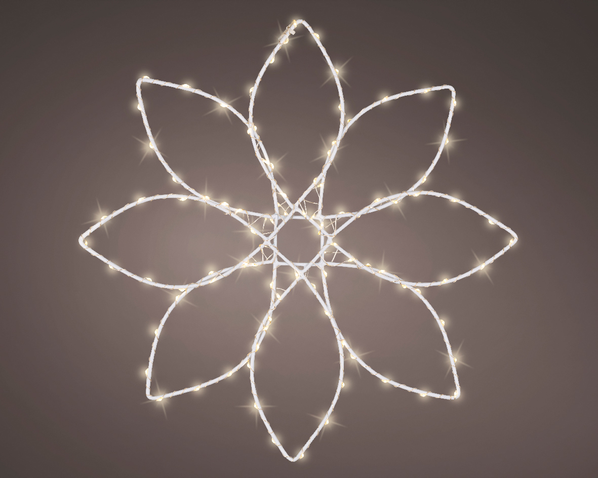 FIORE LUMINOSO 90LED D38CM. LUCE CALDA