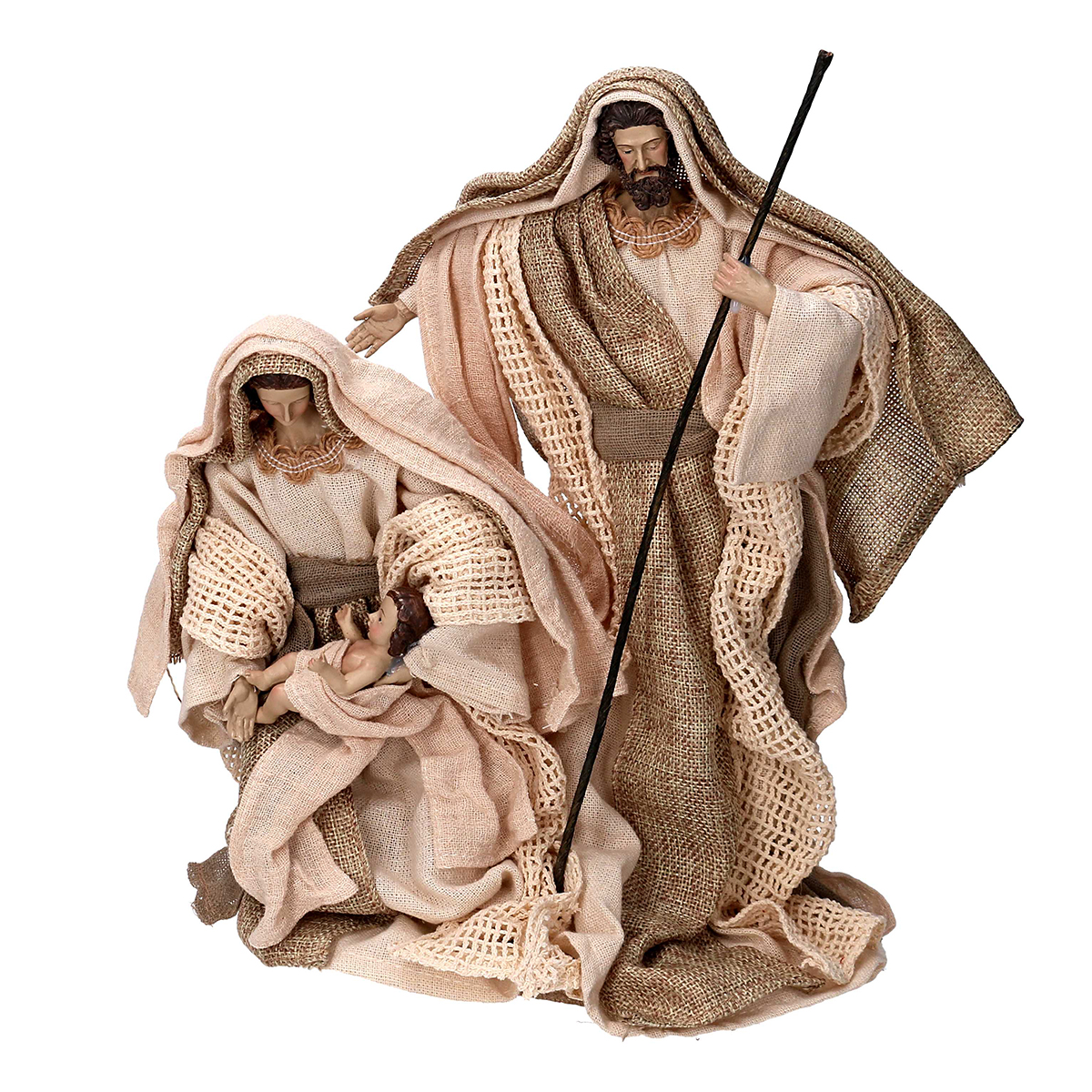 NATIVITA' TESSUTO H30,5CM. BEIGE