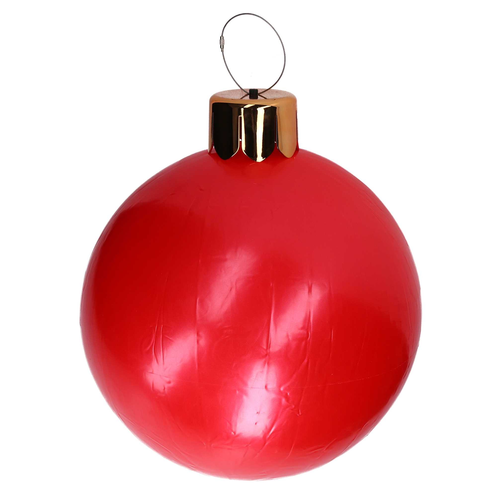 SFERA PLAST. GONFIABILE D45CM. ROSSO