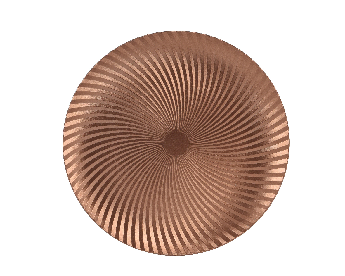 PIATTO PL. D33CM. BRANDY PATTERN