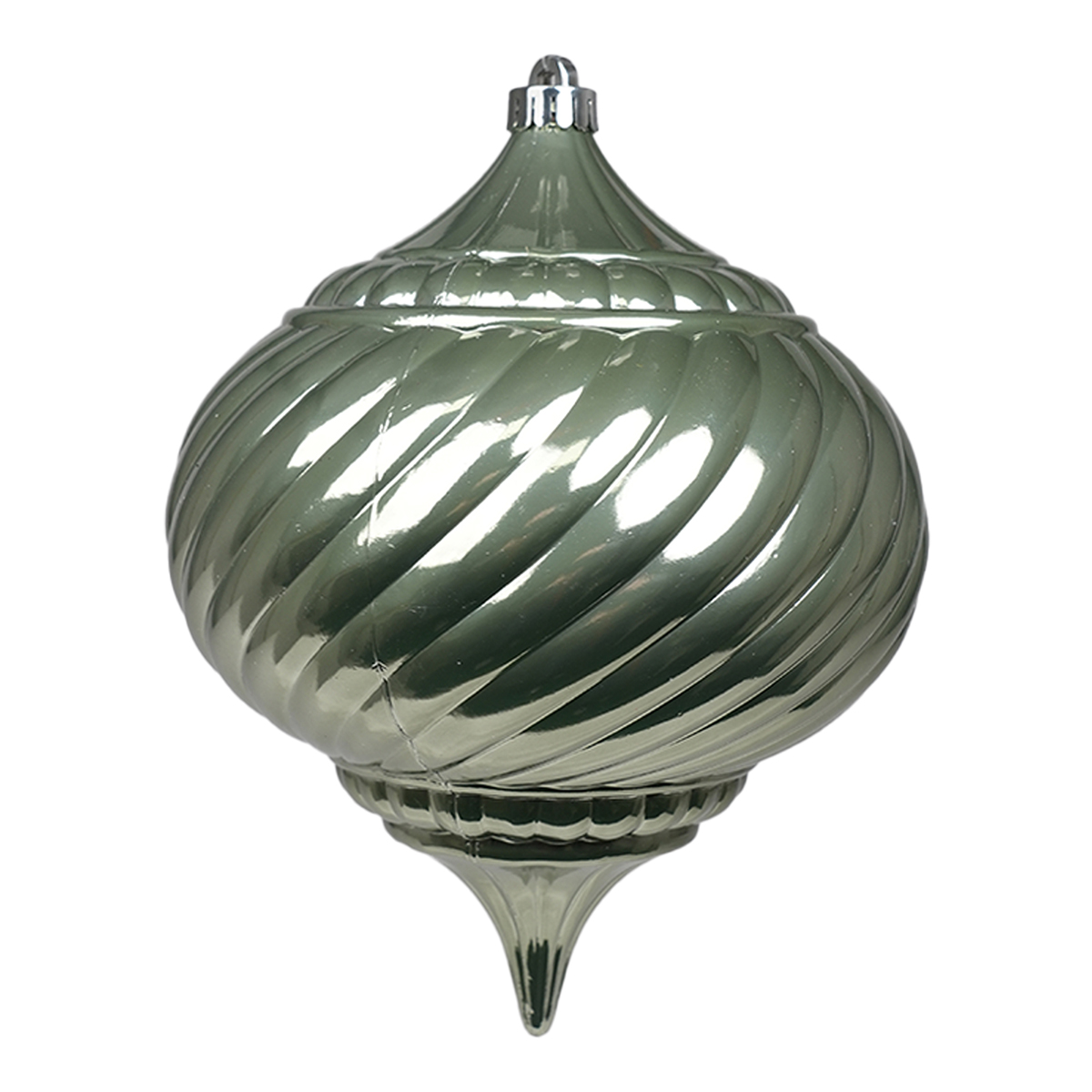 SFERA PLAST.A GOCCIA RIGATA GR. D20 H25CM. SAGE