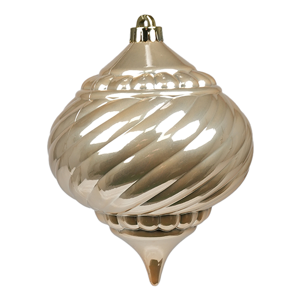 SFERA PLAST. A GOCCIA RIGATA D15 H20CM. CHAMP