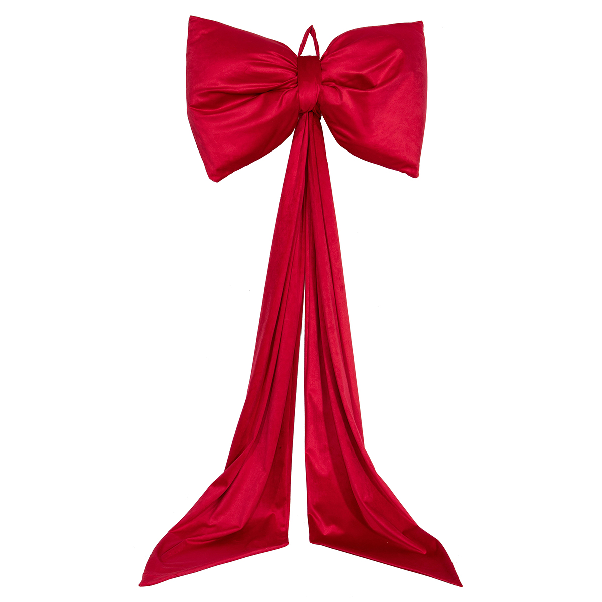 FIOCCO VELVET GIGANTE 65X48 CODE 35X150CM. ROSSO
