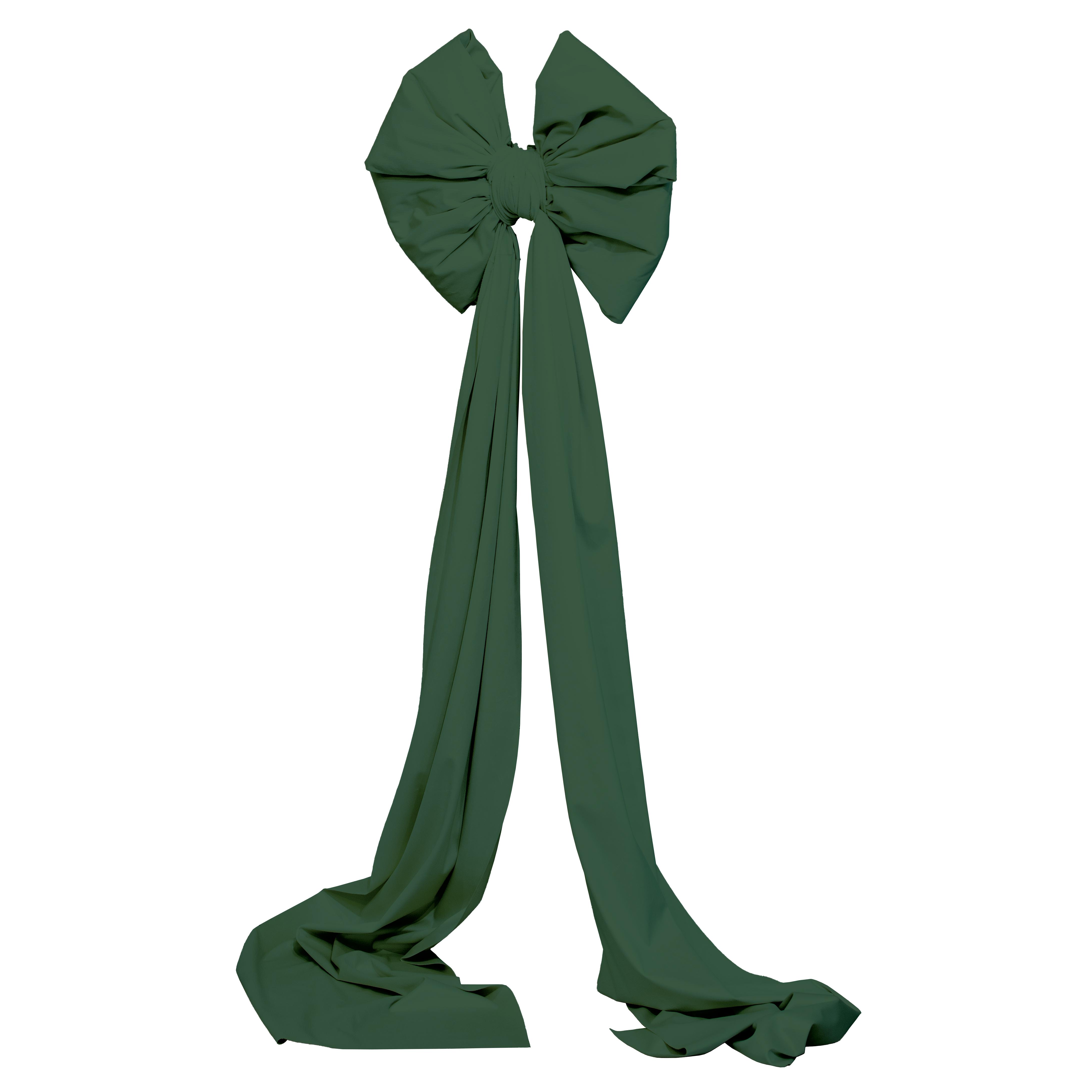 FIOCCO VELVET GIGANTE 48X48 CODE 48X180CM. DK GREEN