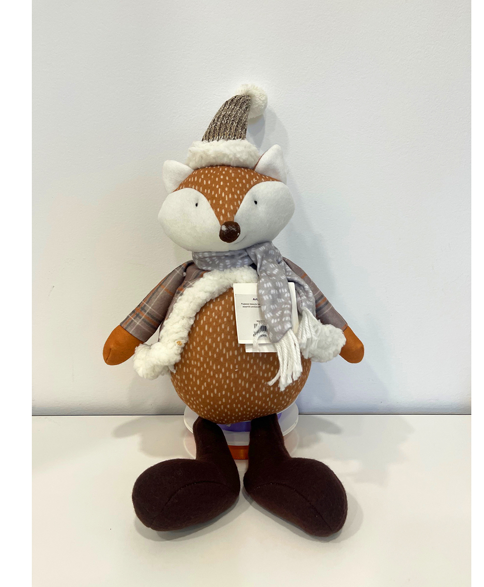 VOLPE TESSUTO H54CM.