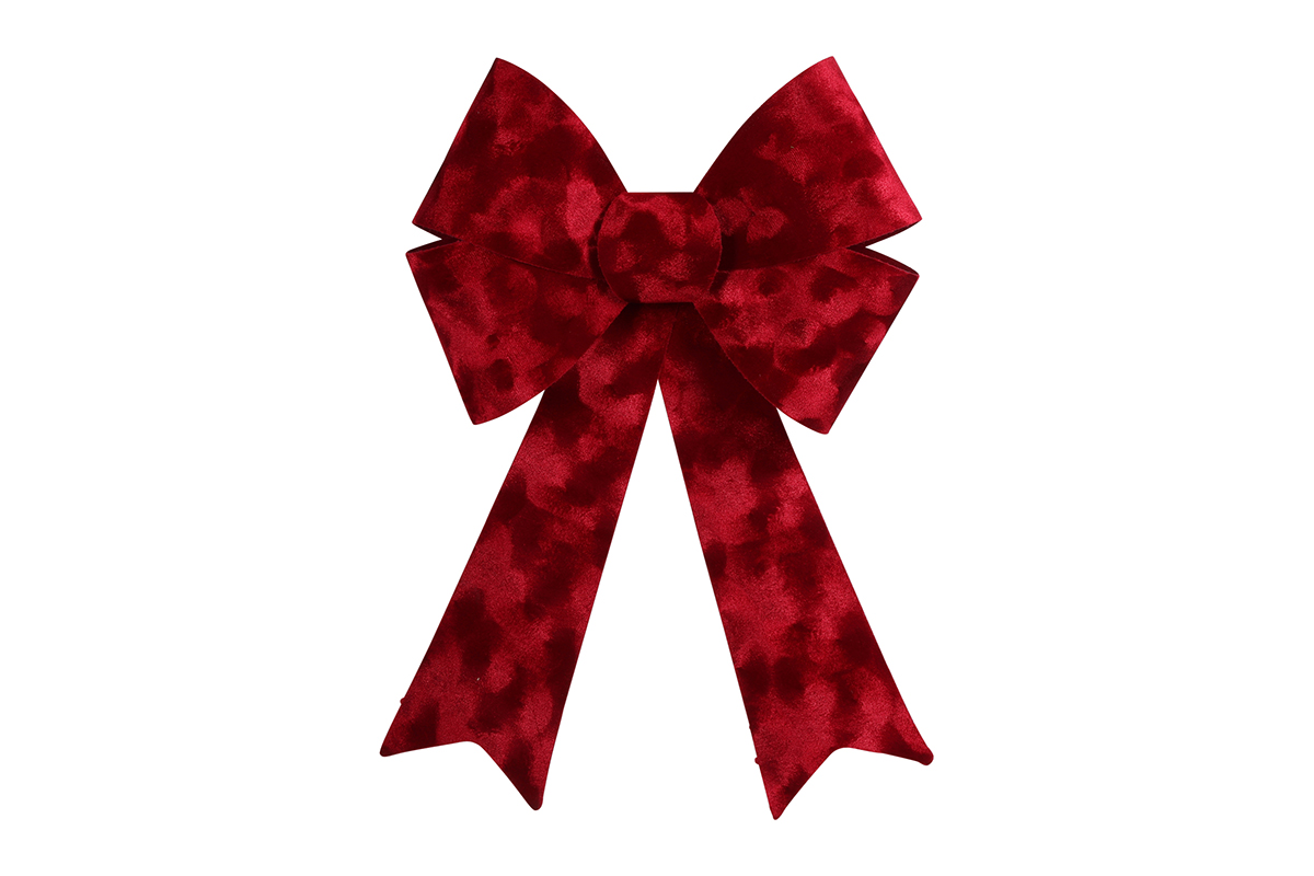 FIOCCO VELVET 43X30CM. 2PZ. ROSSO SC.
