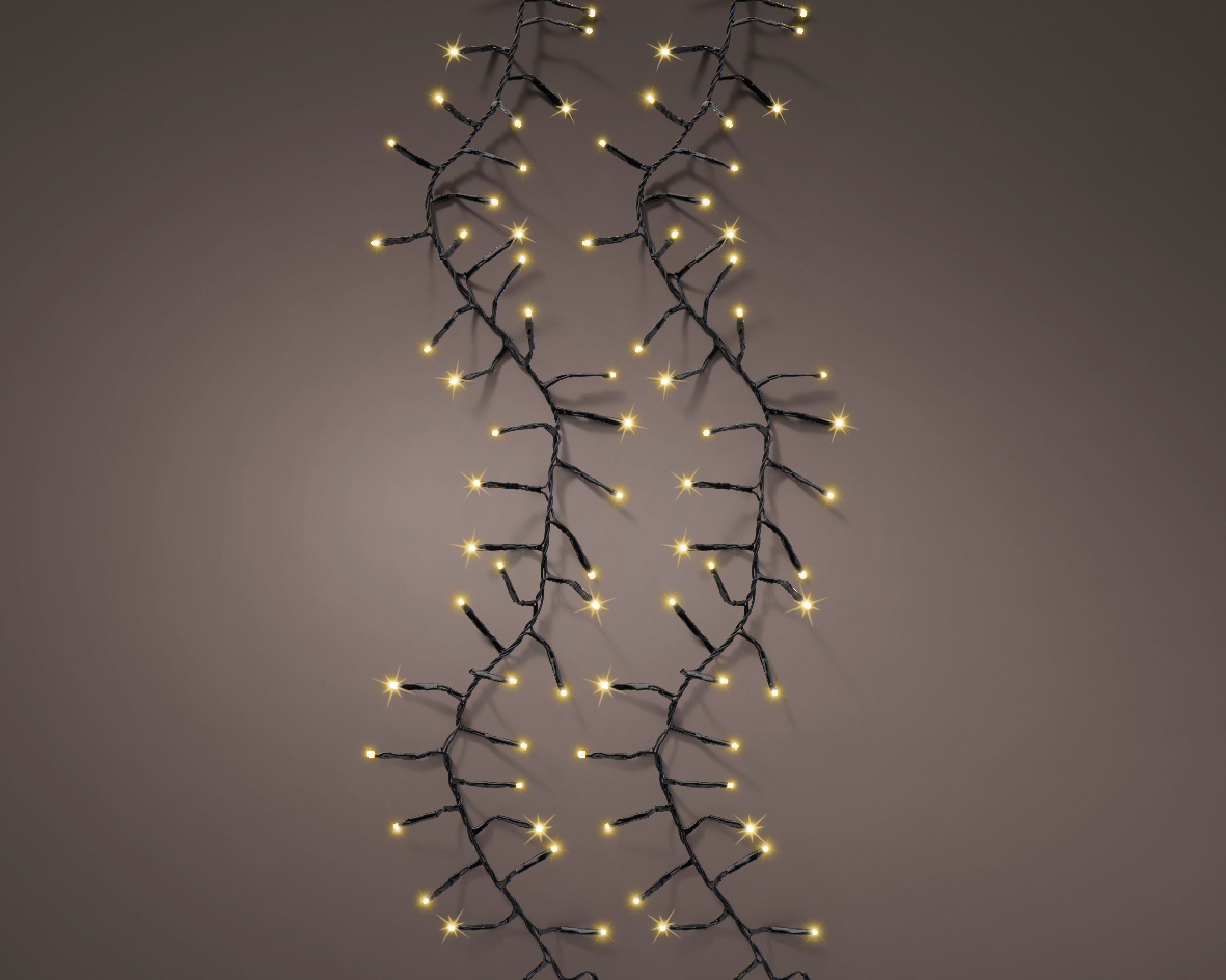LUCI TWINKLE CLASTER 960LED 15+5MT. LUCE SOFT GOLD