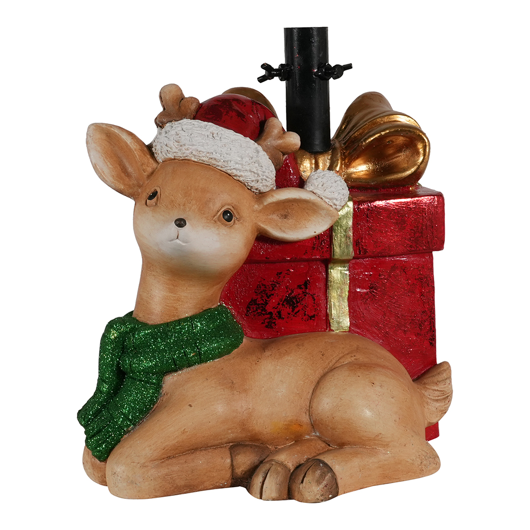 BASE PER ALBERO IN GESSO FORMA BAMBI