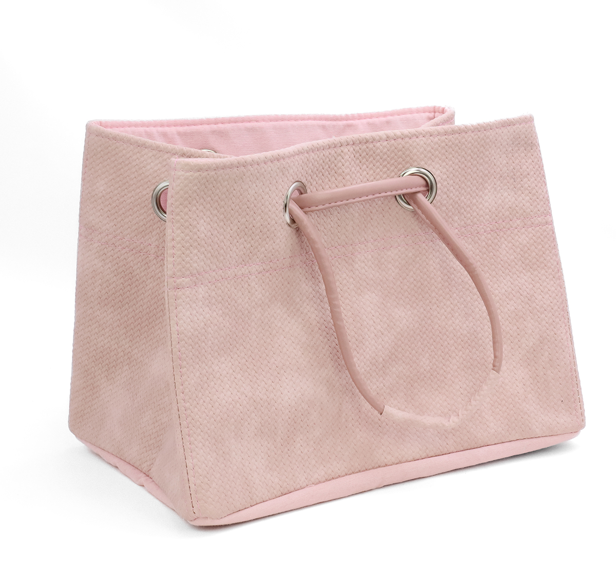 BORSA BELAIR SIMILPELLE 35X25 H25CM. ROSA  --NETTO----