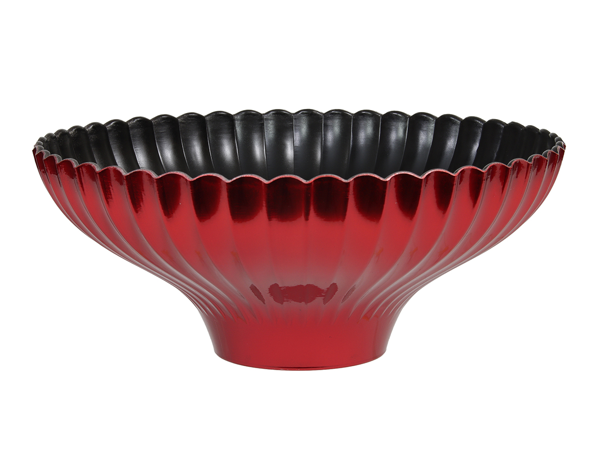 CIOTOLA PL. D24 H10CM. ROSSO