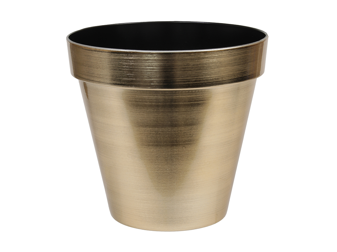 VASO PL. D16 H9,5CM. ORO