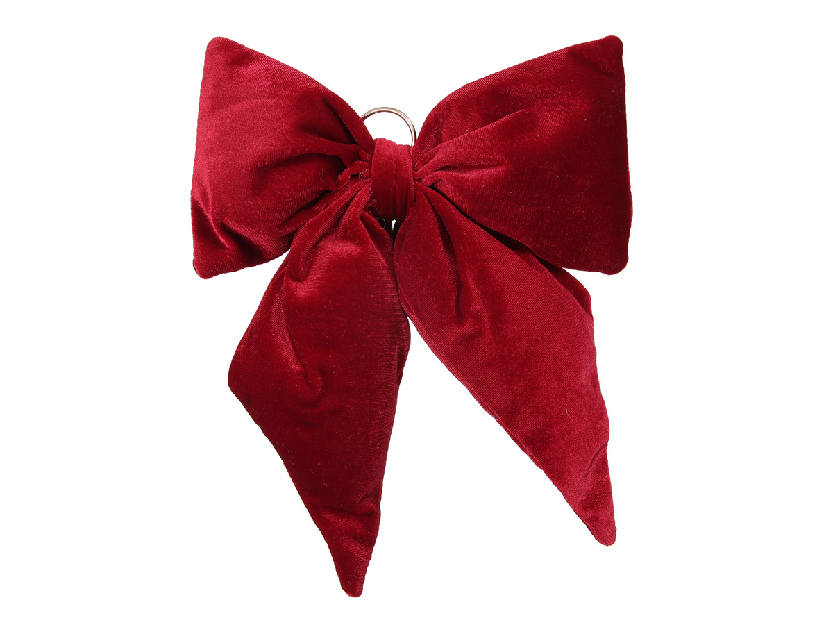 FIOCCO VELLUTO 24X27CM. 2PZ. BORDEAUX