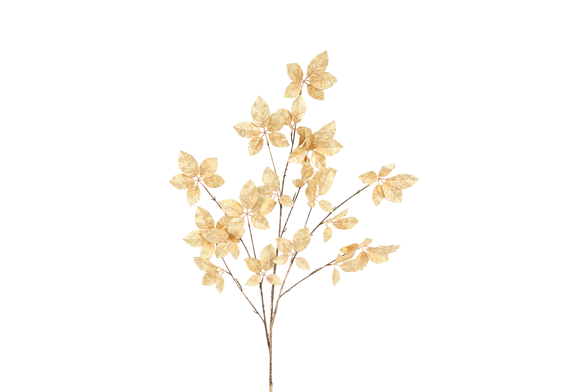 FOGLIA CASTANEA L.137CM. DORATO