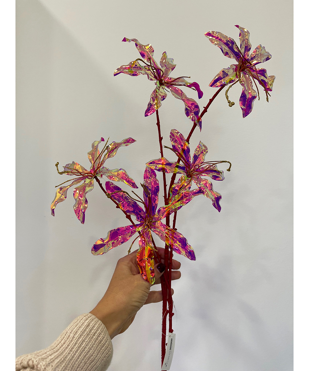 RAMO GLORIOSA X5 CANGIANTE 105CM. FUXIA