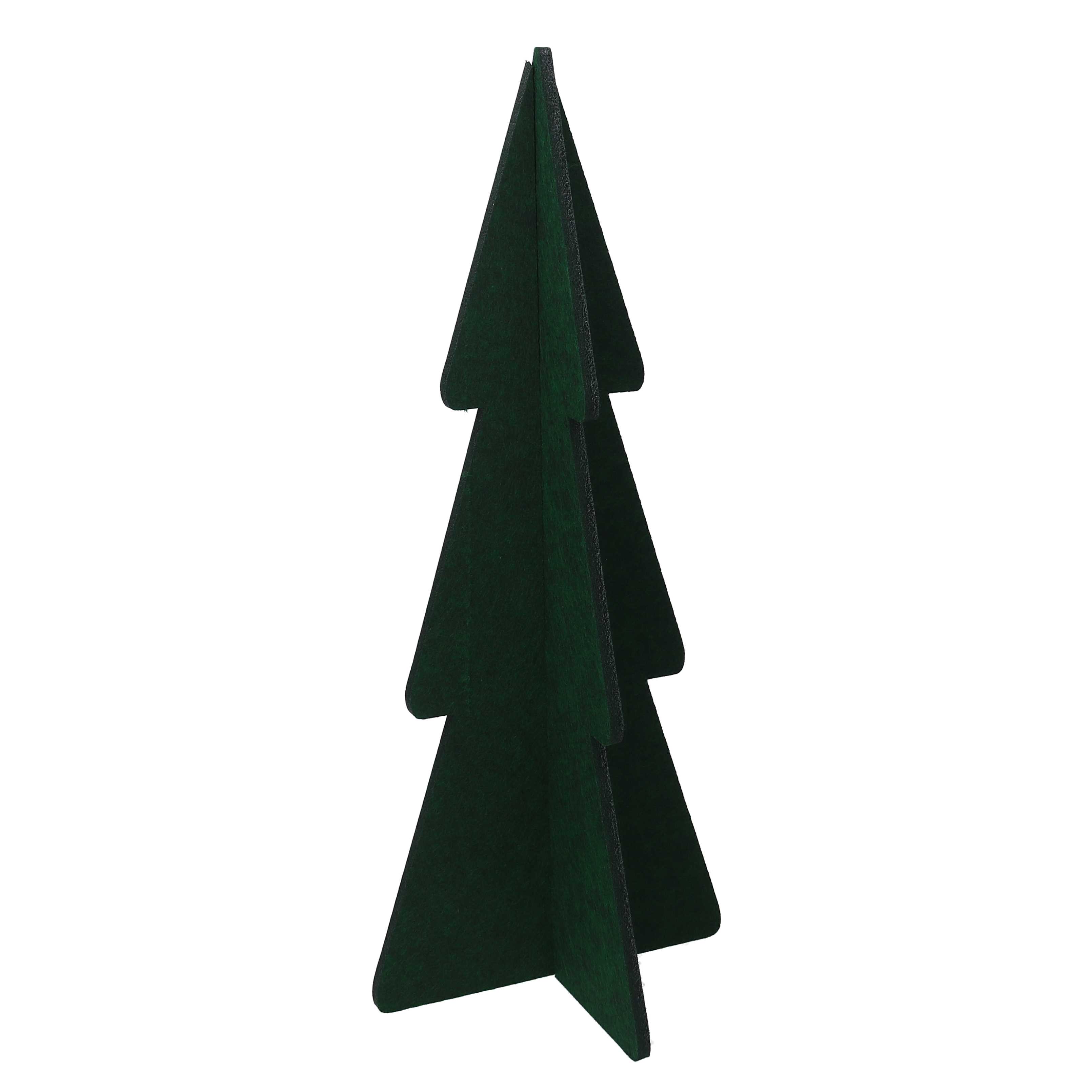 ALBERO FELTRO 24,5X24,5 H58CM. VERDE