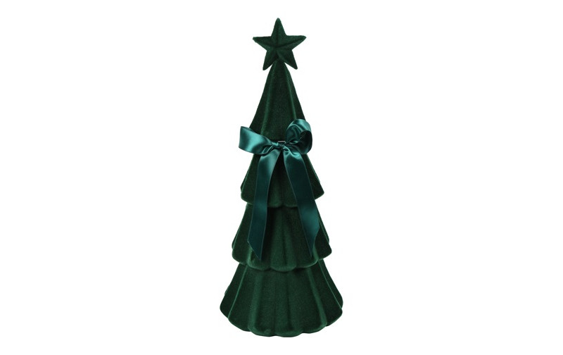 ALBERO VELVET D16,51 H39,37CM. VERDE