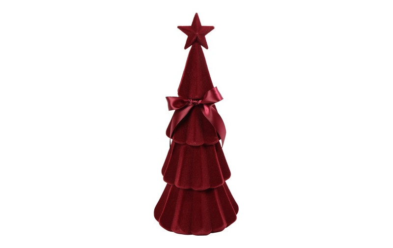 ALBERO VELVET D16,51 H39,37CM. ROSSO SC.