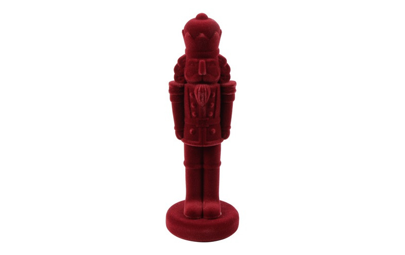 SCHIACCIANOCI VELVET D11,43 H31,75CM. ROSSO SC.