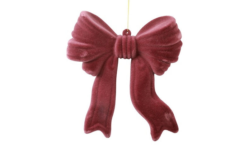 FIOCCO VELVET 20X20 H22,8CM. BORDEAUX