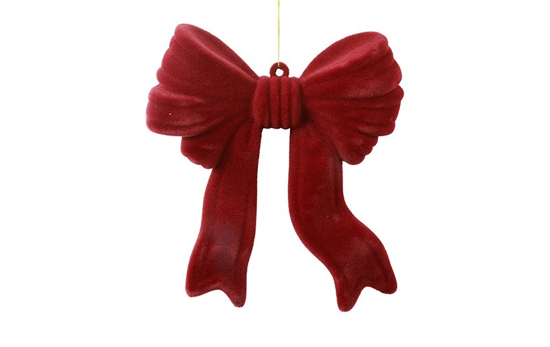 FIOCCO VELVET 20X20 H22,8CM. ROSSO SC.