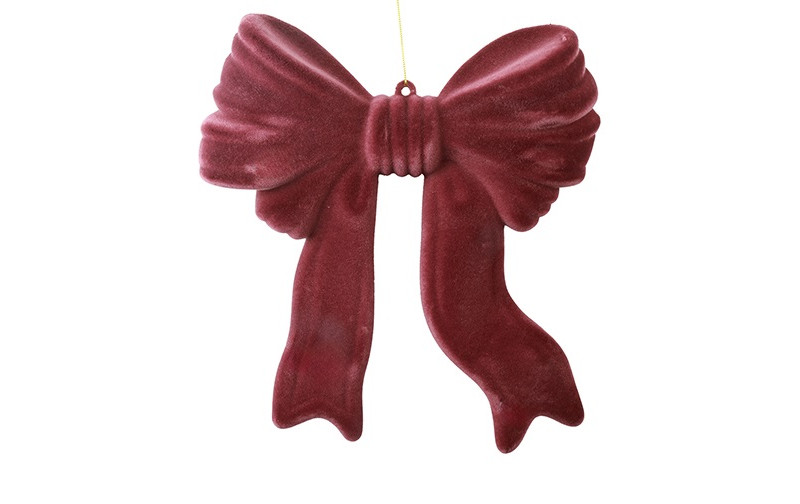 FIOCCO VELVET 35X35 H39,6CM. BORDEAUX