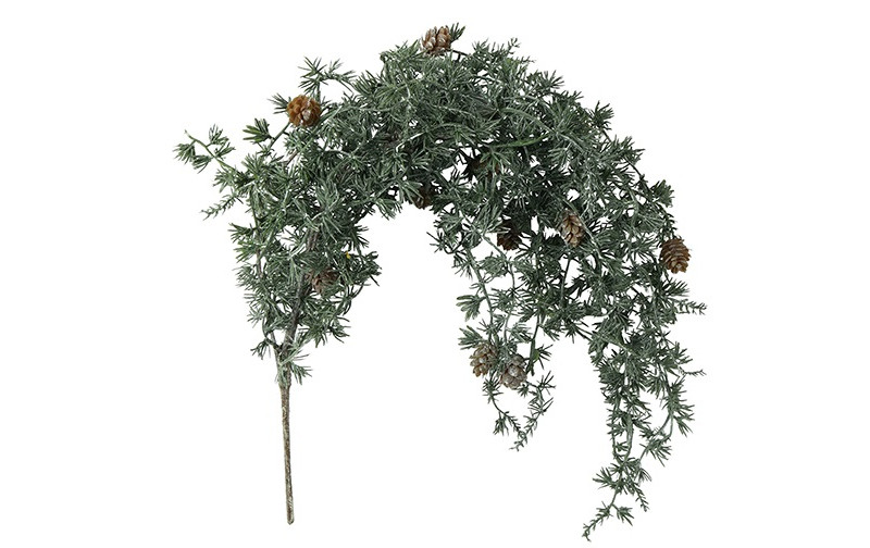 RAMO DI PINO LARIX C/PIGNE L.74CM.
