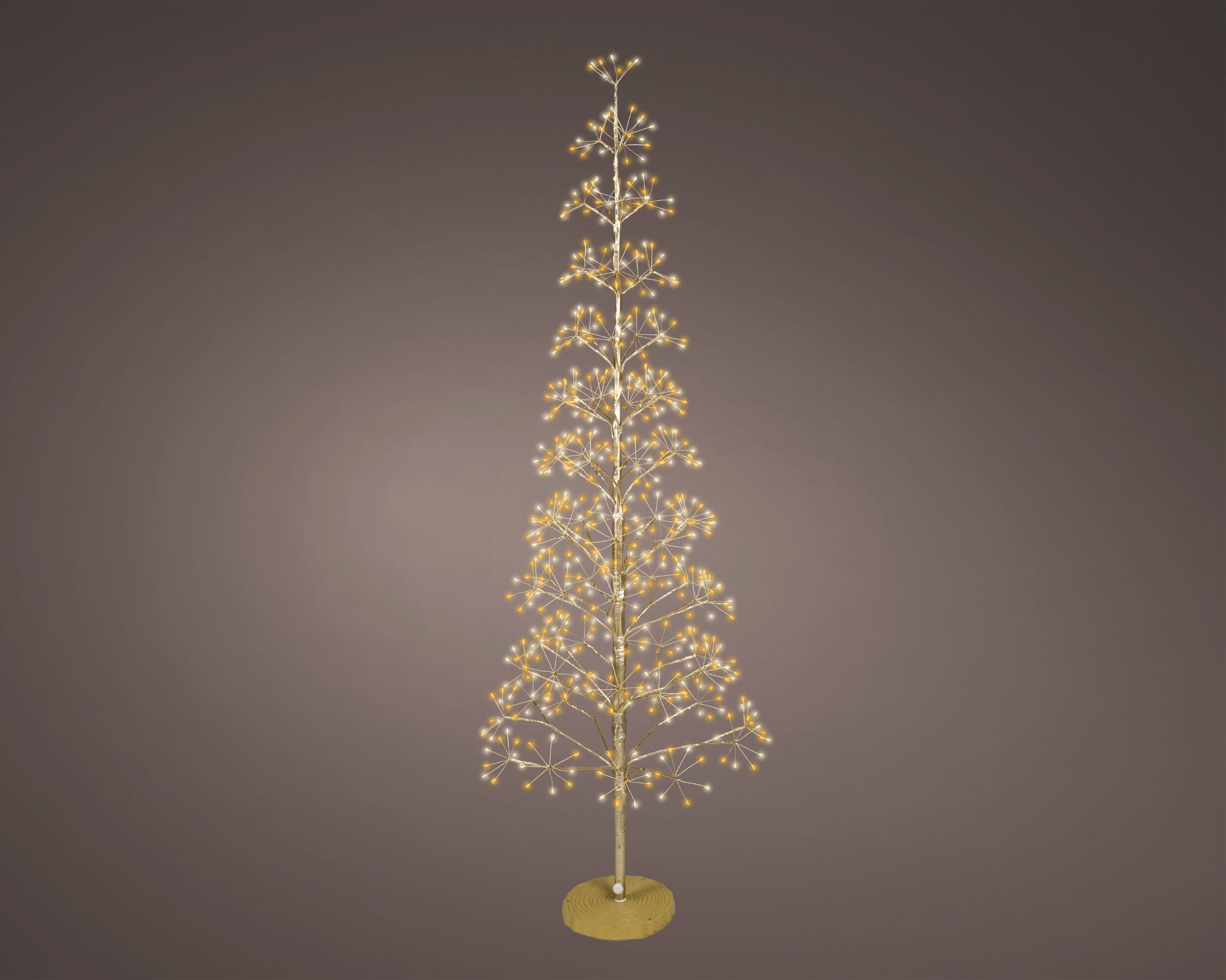 ALBERO DI LUCI 624 MICRO LED D55 H105CM. ORO