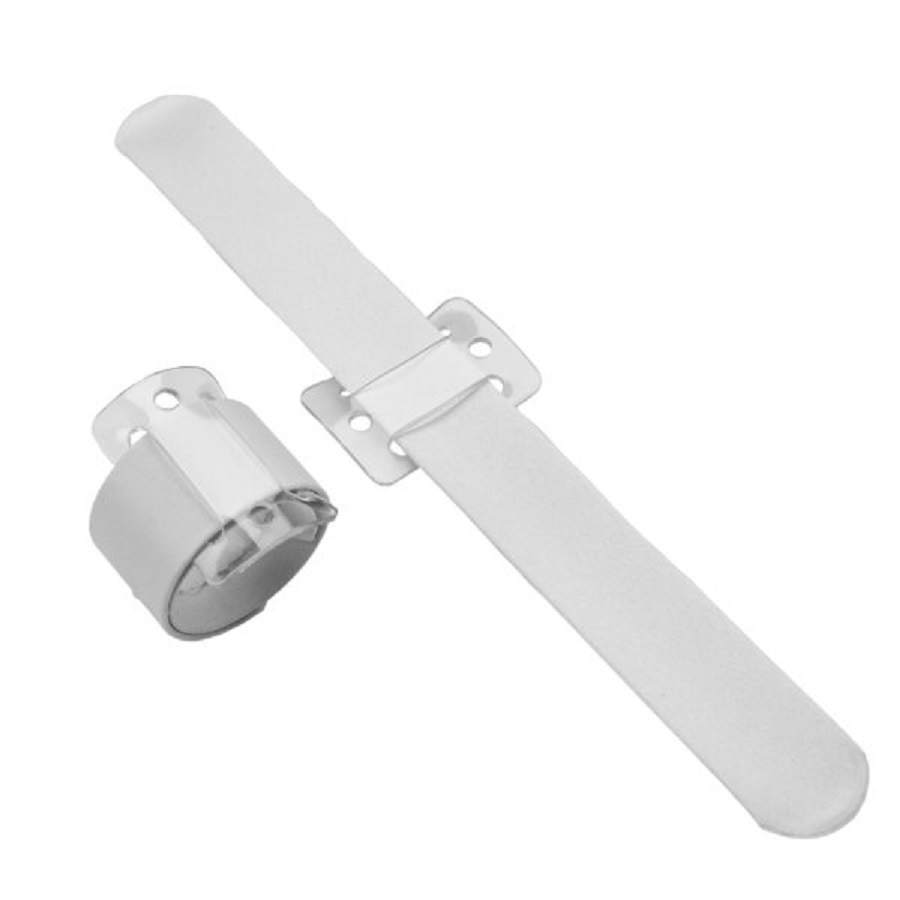 BRACCIALETTO FLOREALE 2PZ. BIANCO