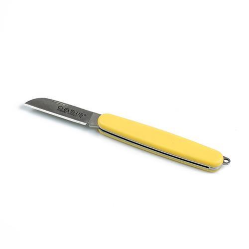 OASIS COLTELLINO PIEGH.LAMA 6,5CM. GIALLO