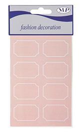 ETICH.ADESIVE 48PZ. 30X45MM. PINK