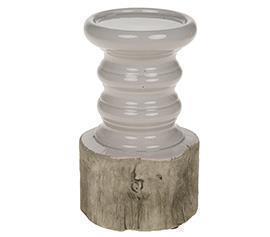 CANDLEHOLDER CER. H18 D11 TOR