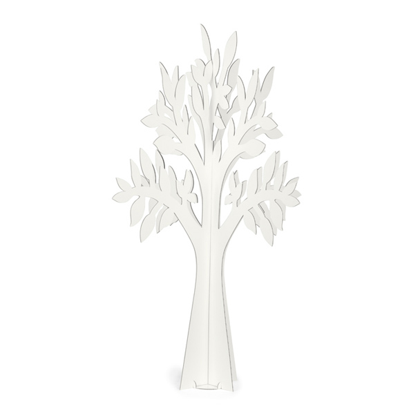 OLMO DI CARTA 2PZ. H.58,5CM. BIANCO