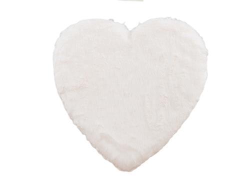 CUORE PELUCHE D30CM. BIANCO