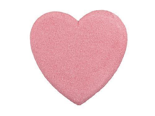 CUORE SABBIATO DA APP. 40CM. ROSA