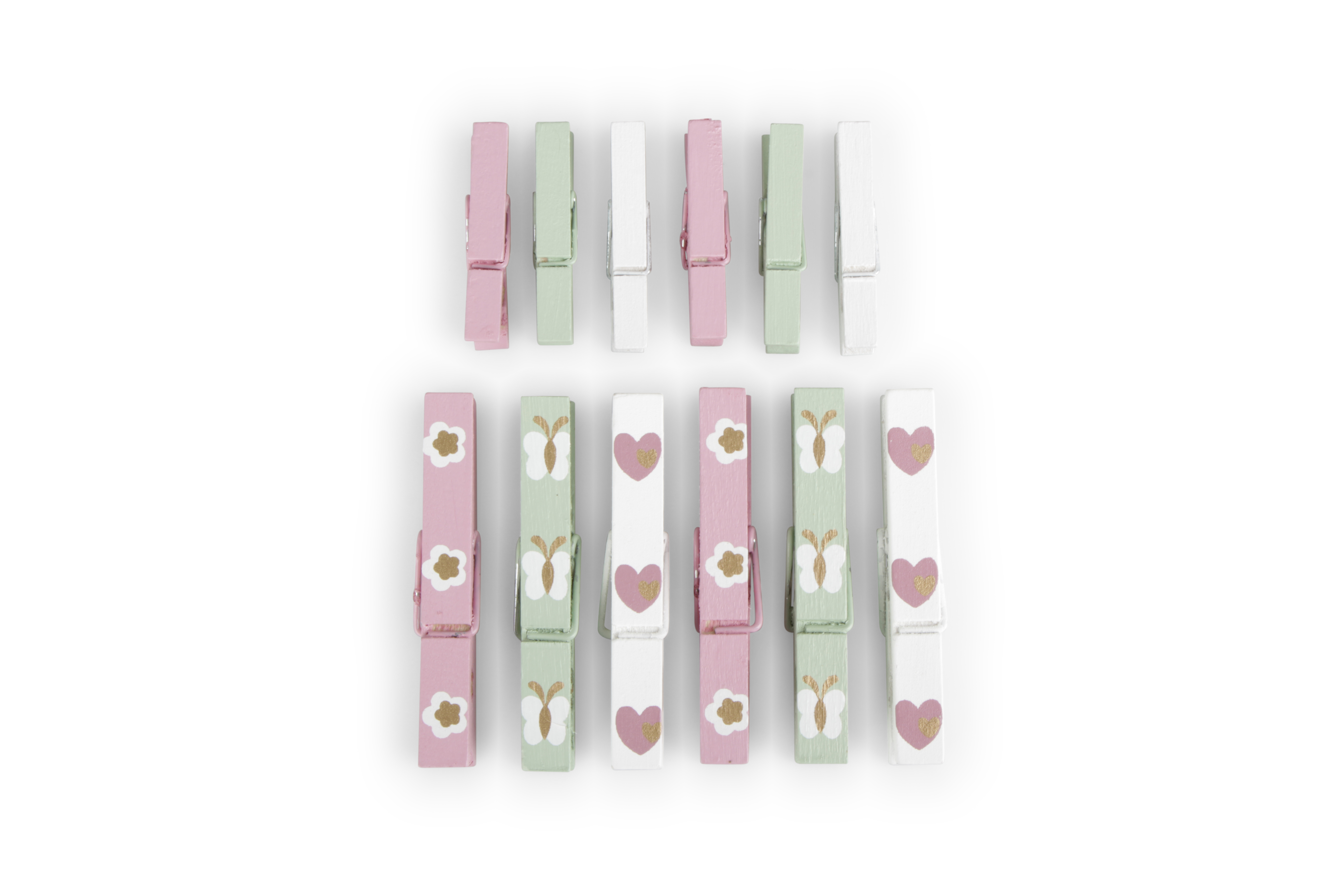 MOLLETTE LEGNO COLOR L4,4-7,3CM. 36PZ.ASS.