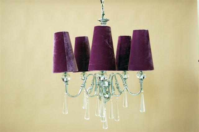 LAMPADARIO CM.63X63X76 PURPLE