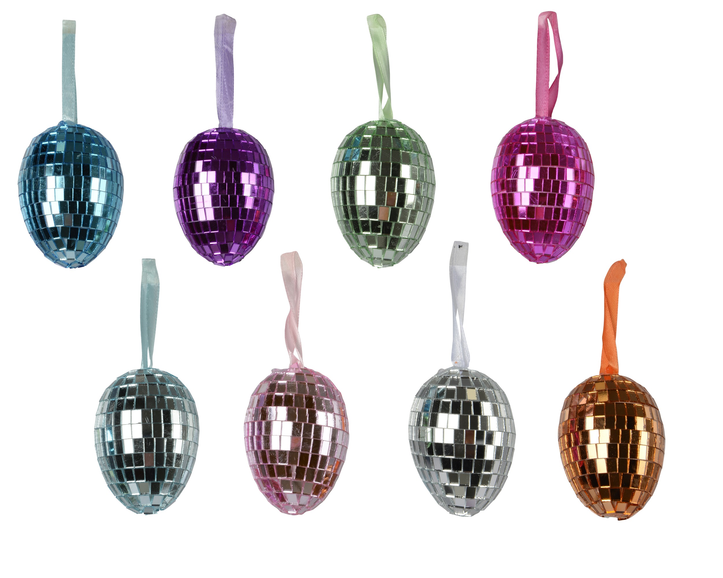 UOVA C/SPECCHIETTI D4,5 H7CM. 8PZ.COL.ASS.