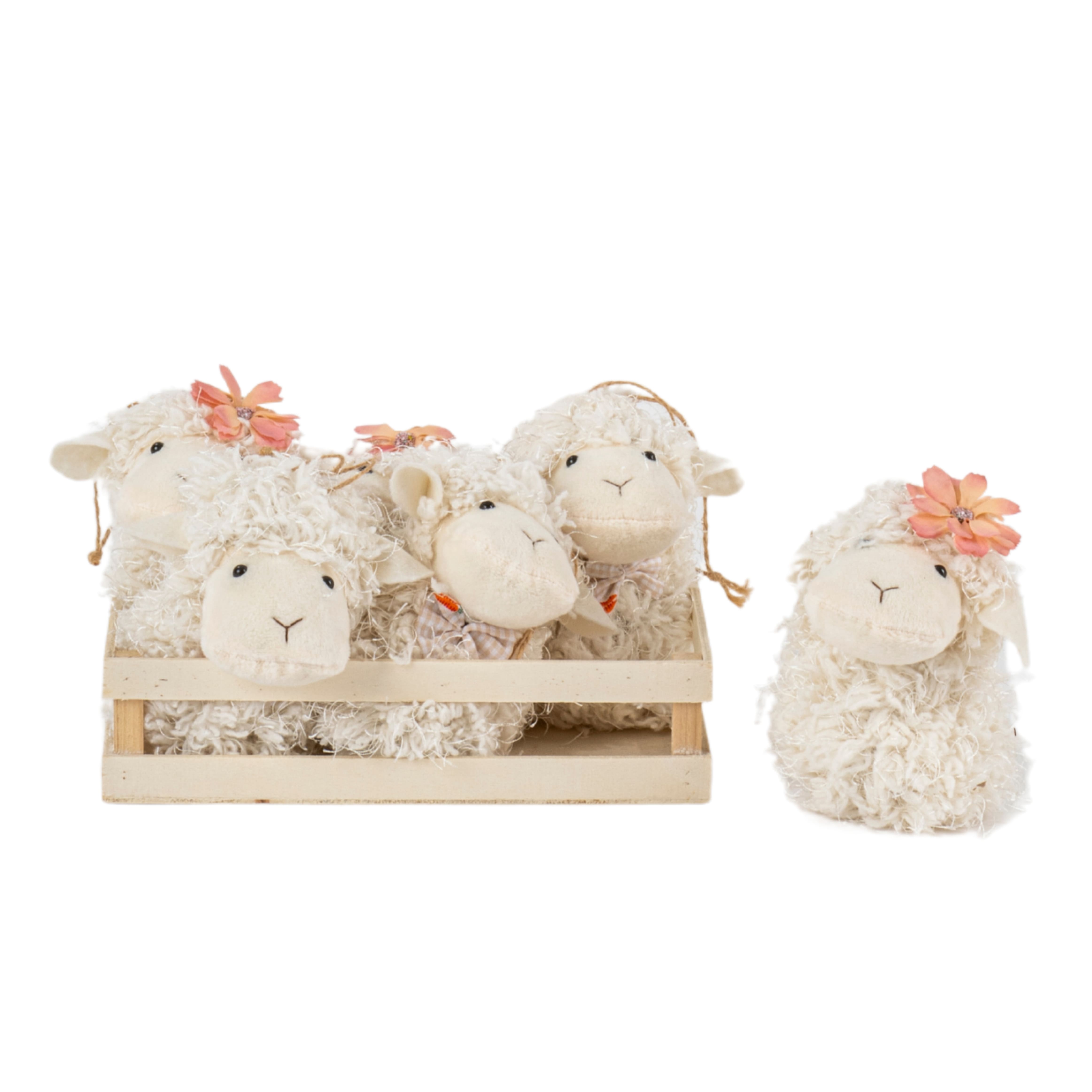 PECORELLE STOFFA DA APP. 6X8 H13CM. 6PZ.IN BOX