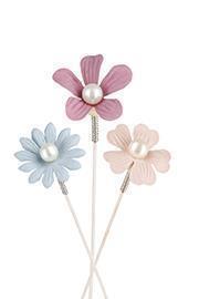 FIORELLINI FOAM CON PERLA D4CM. 24PZ.ASS