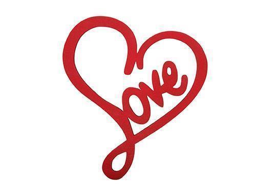 LOVE IN CUORE 40CM. FOAM ROSSO