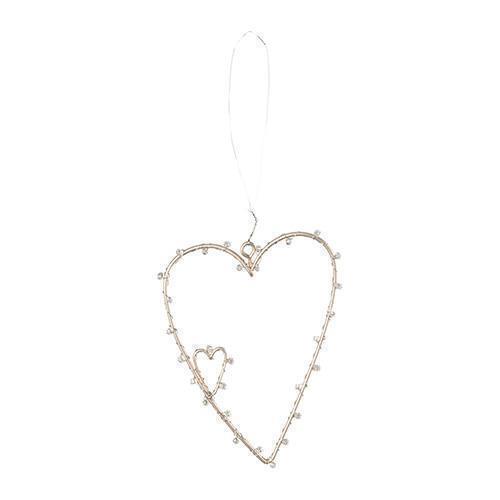 CUORE METAL DA APP. 7,5X10,5CM. 3PZ.