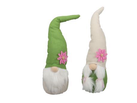 GNOMO DI STOFFA H43CM. CAPPELLO VERDE