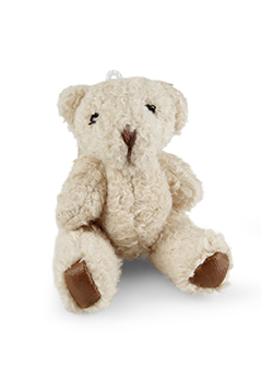 ORSETTI PELUCHE H6,5CM. 8PZ. CREMA