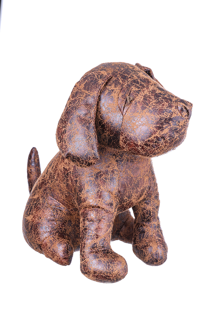 CAGNOLINO LINEA PELLE H25CM.  --NETTO-----