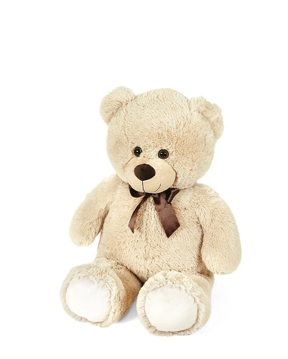 ORSO PELUCHE C/FIOCCO L100CM. BEIGE