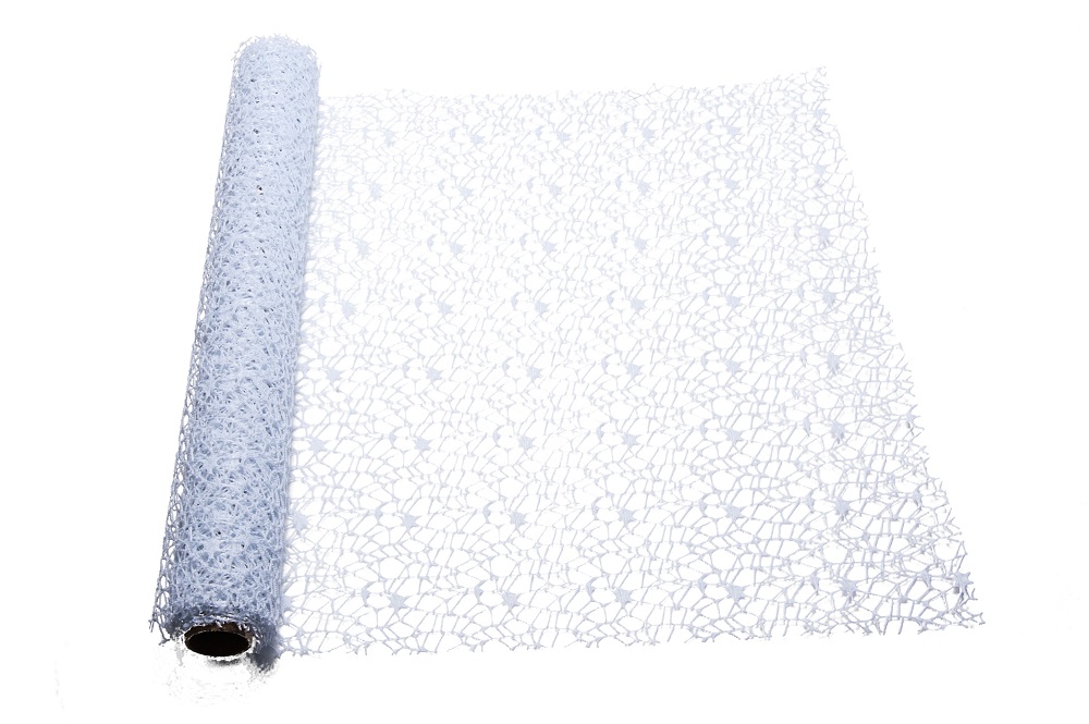 POLYCOTTON 48CM.5YD BIANCO