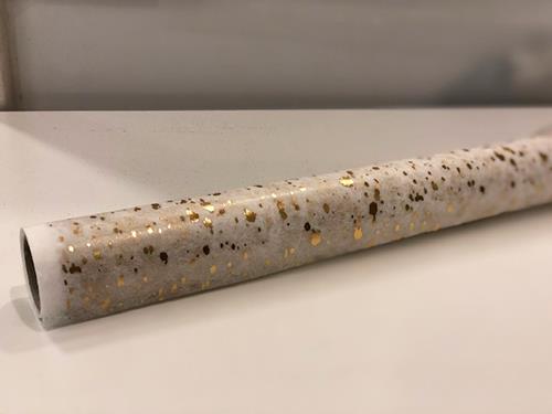BOB.DECOFIBRA GOCCIA LAME' 80CM. X5MT. ORO