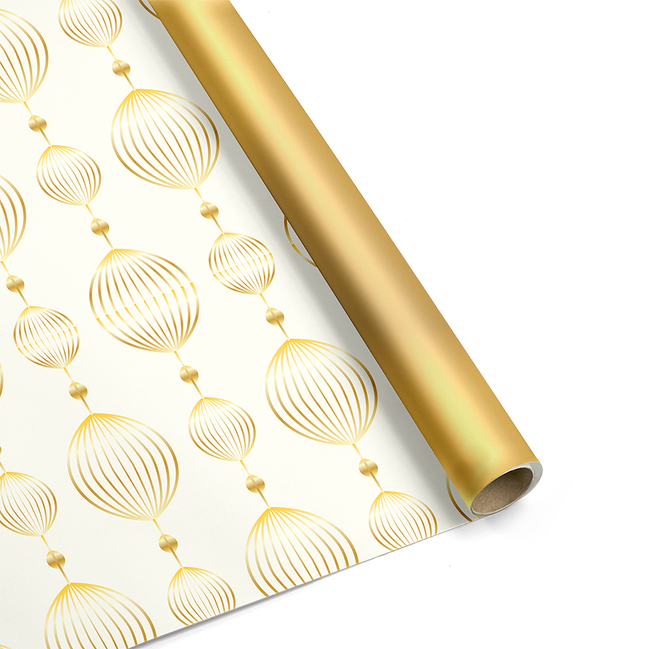 BOB.POLI DECOR 1X25MT. BIANCO/ORO